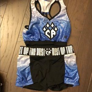 Cheer Athletics practice wear sports bra